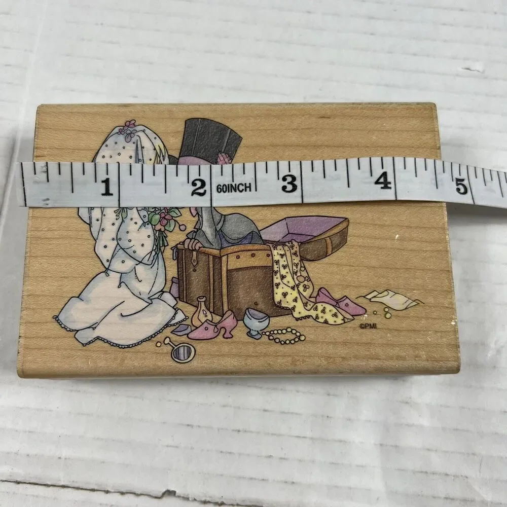 Stampendous Precious Moments Rubber Stamp Togetherness Wedding Vintage 1996 Love